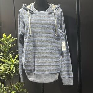 Black Jack Pullover Hoodie, pouch pocket, rib knit cuff/waist, drawcord hood